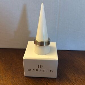 Bomb Party Timeless Collection- Titanium Ring Size 11